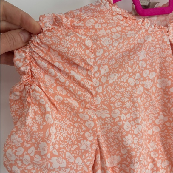 Loft Lightweight Peach Colored Floral Dress - Picture 10 of 12